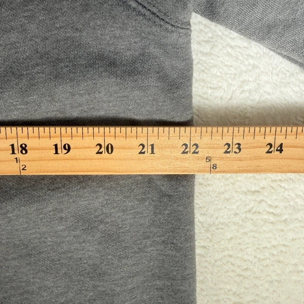 The North Face Camp‎ Good Times Gray Neon Yellow Graphic Crewneck Sweatshirt M